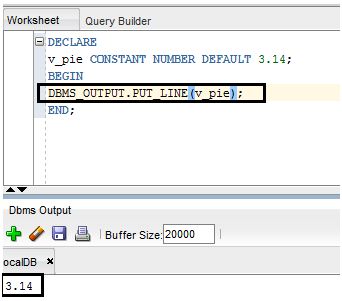 Demonstrating Constant variable